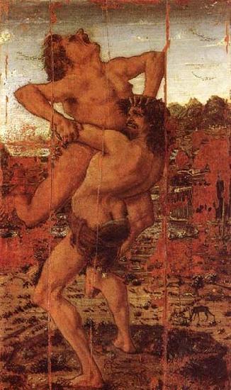 Hercules and Antaeus Time, Antonio Pollaiuolo